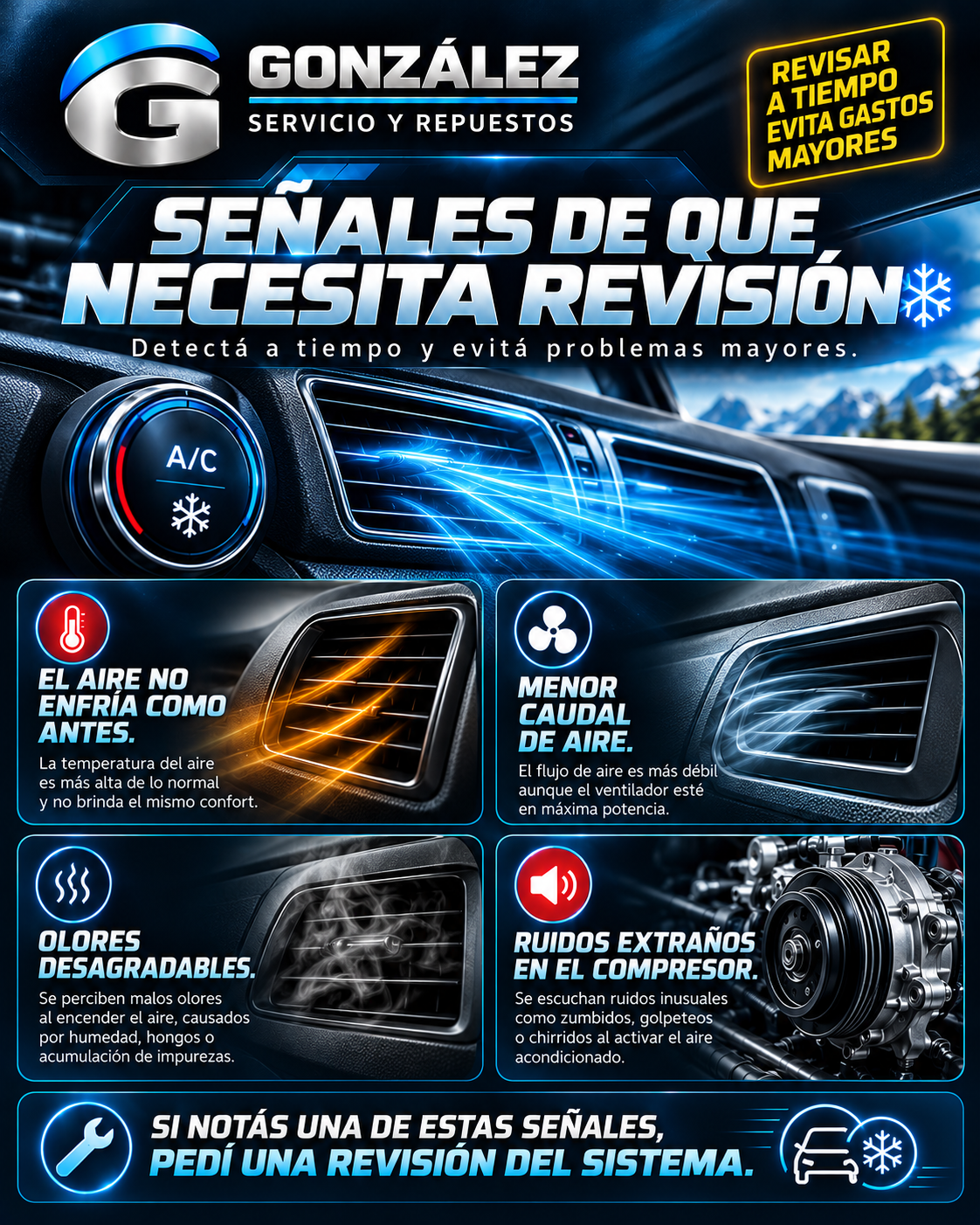 Lámina ilustrativa 3: Señales que merecen revisión